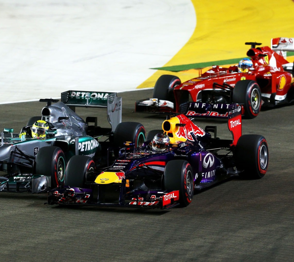 Das Singapore Grand Prix - Formula 1 Wallpaper 960x854