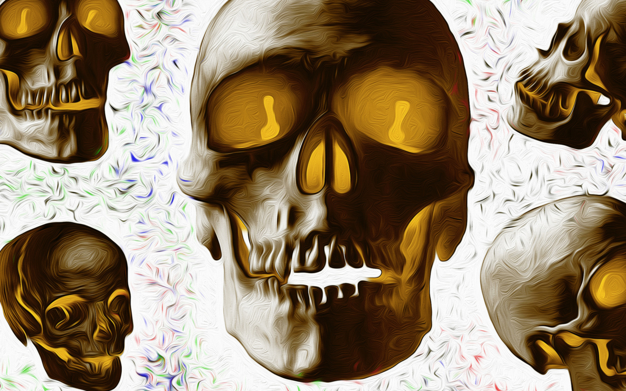 Fondo de pantalla Golden Bones 1280x800