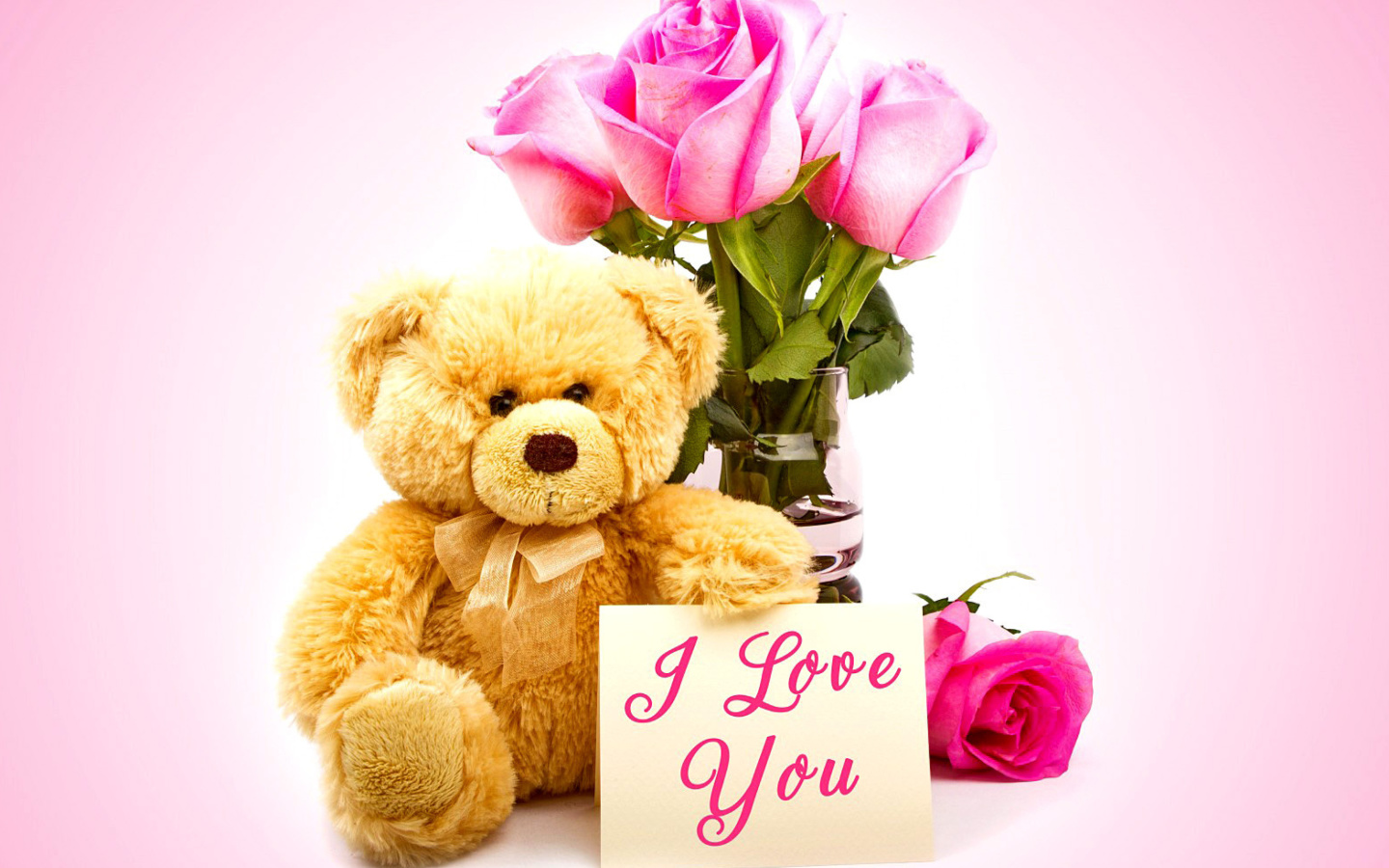 Обои Valentines Day, Teddy Bear 1440x900