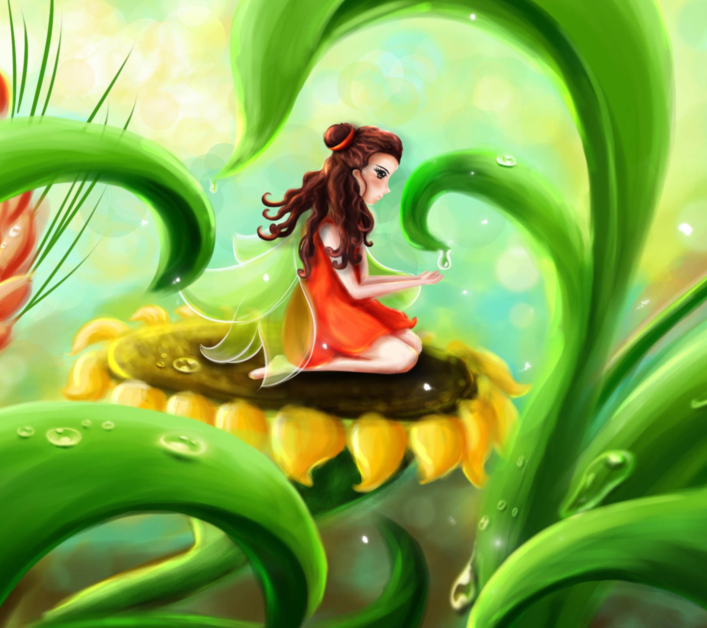 Fondo de pantalla Fairy Girl 1440x1280