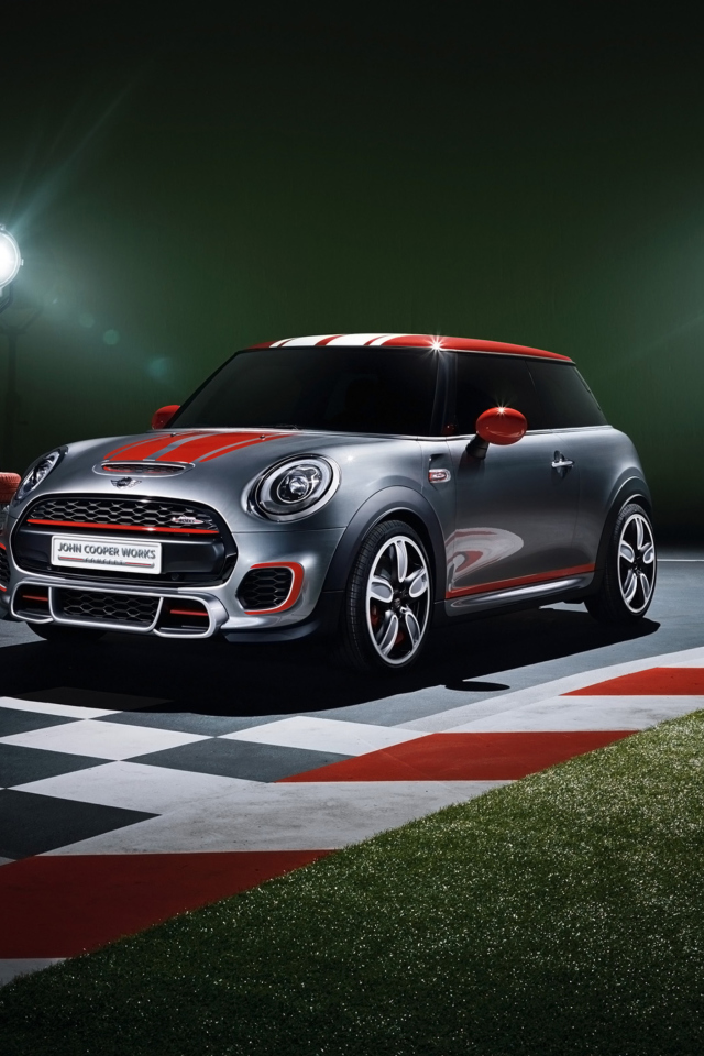 2014 Mini Cooper wallpaper 640x960