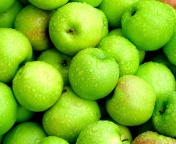 Screenshot №1 pro téma Green Apples 176x144