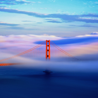 Kostenloses San Francisco Golden Gate Wallpaper für iPad mini 2