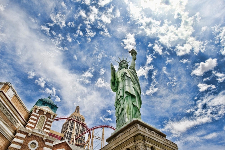 Fondo de pantalla Statue of Liberty in Vegas