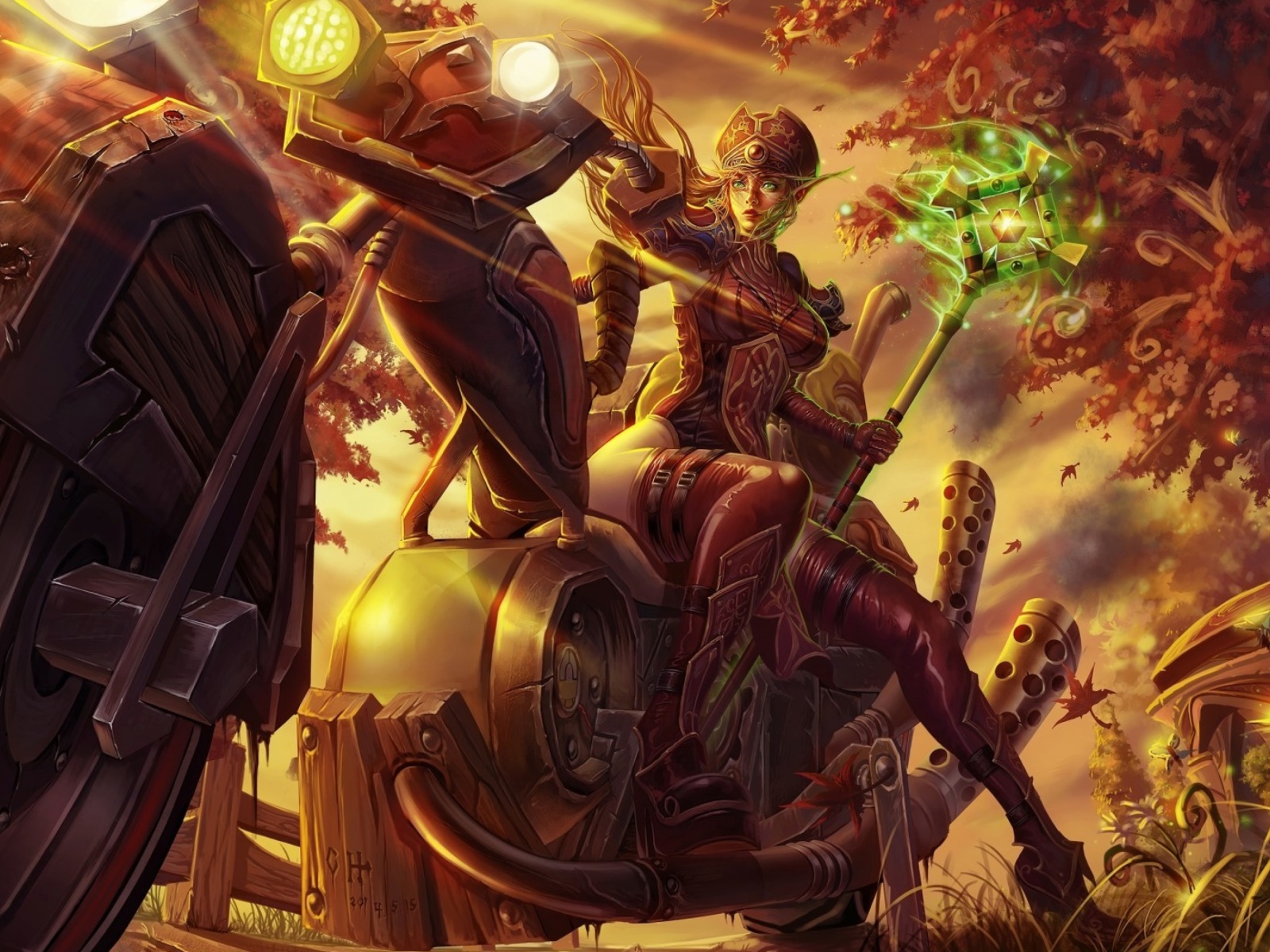 Fondo de pantalla Blood Elf World of Warcraft 1600x1200