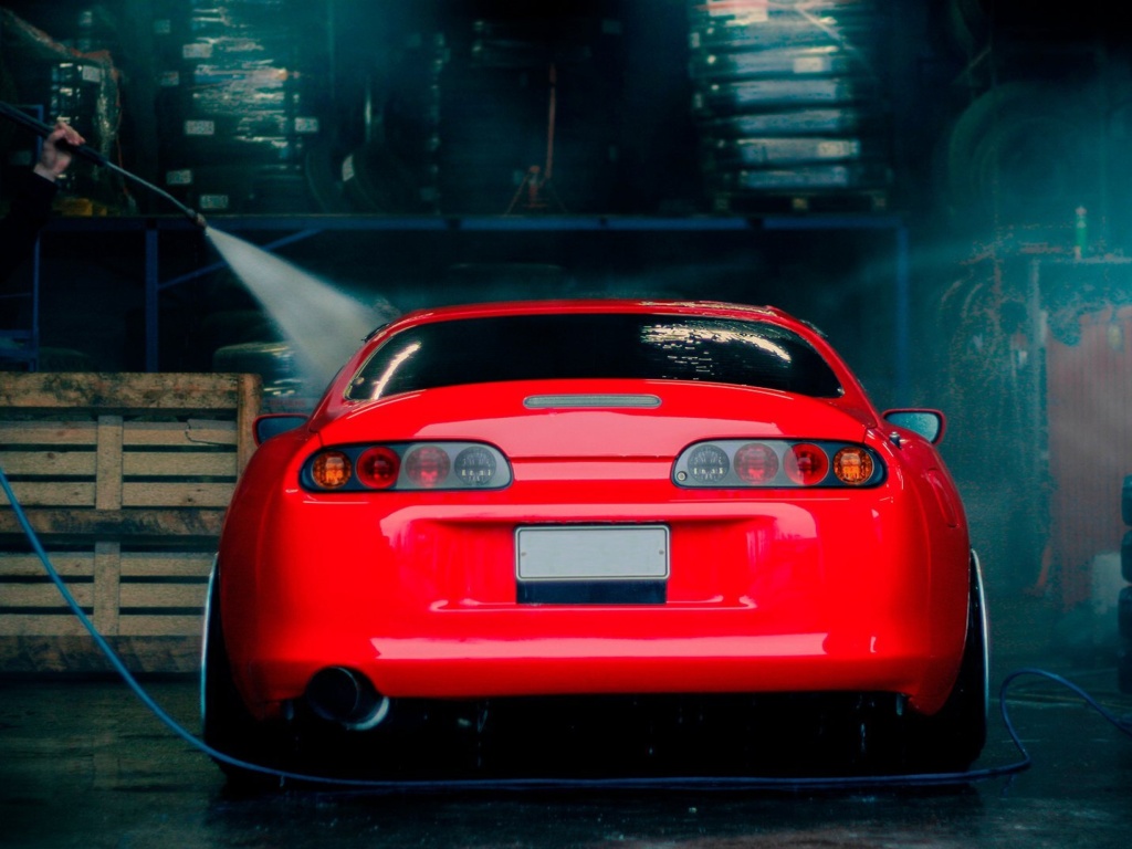 Das Toyota Supra Wallpaper 1024x768