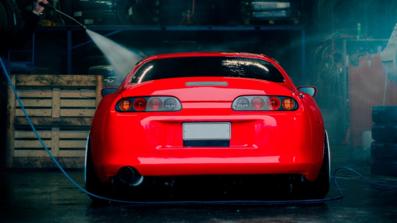 Toyota Supra wallpaper 1280x720