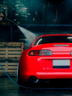 Toyota Supra wallpaper 240x320