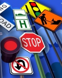 Screenshot №1 pro téma Traffic Signs 128x160