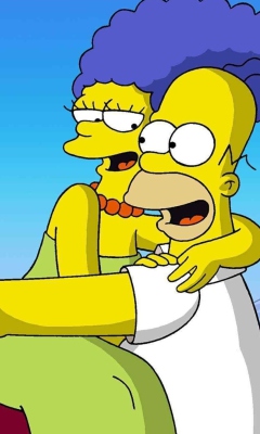The Simpsons Cartoon screenshot #1 240x400