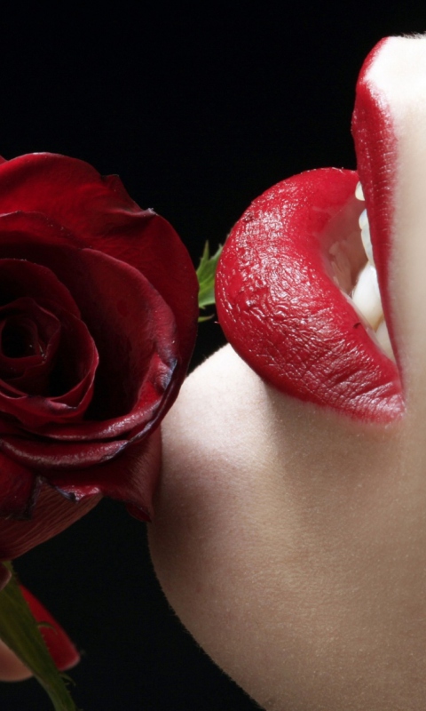 Red Rose - Red Lips screenshot #1 480x800
