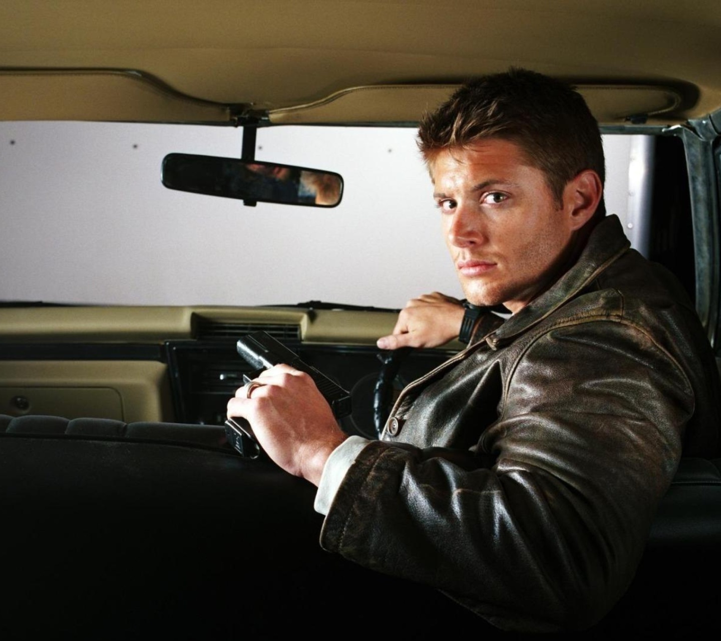Supernatural, Dean Winchester, Jensen Ackles wallpaper 1440x1280