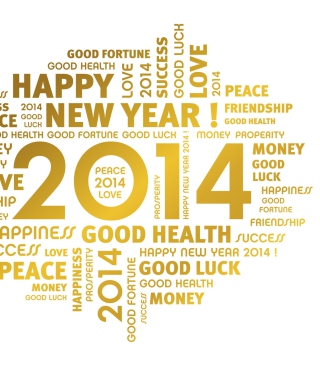 New Year 2014 - Obrázkek zdarma pro 320x480