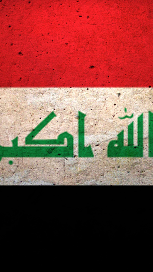 Grunge Flag Of Iraq wallpaper 640x1136
