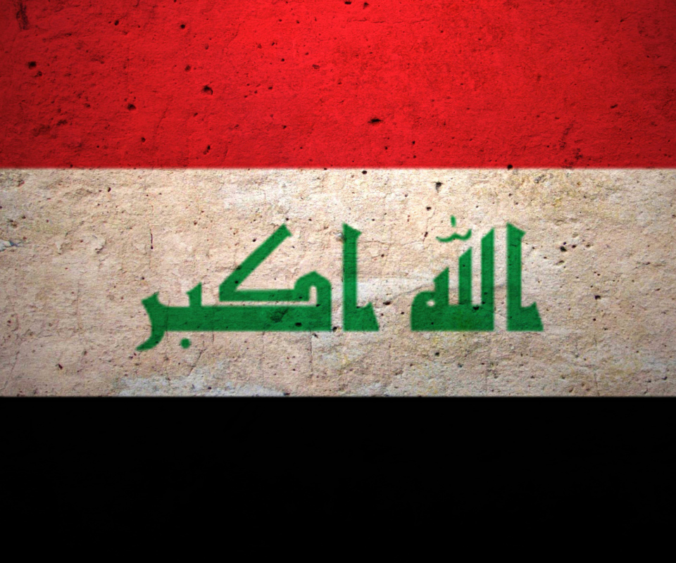 Screenshot №1 pro téma Grunge Flag Of Iraq 960x800