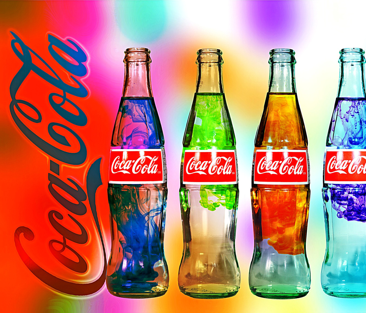 Coca Cola Bottles wallpaper 1200x1024