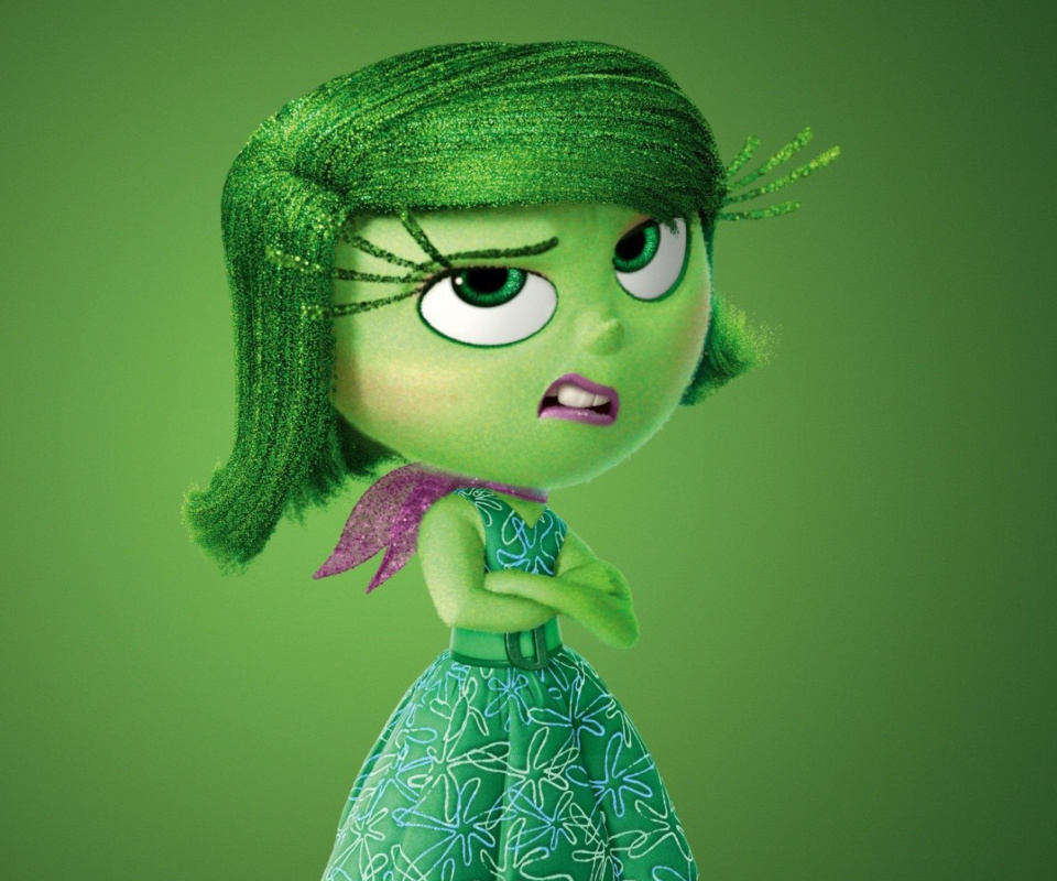 Sfondi Disgust from Inside Out Cartoon 960x800
