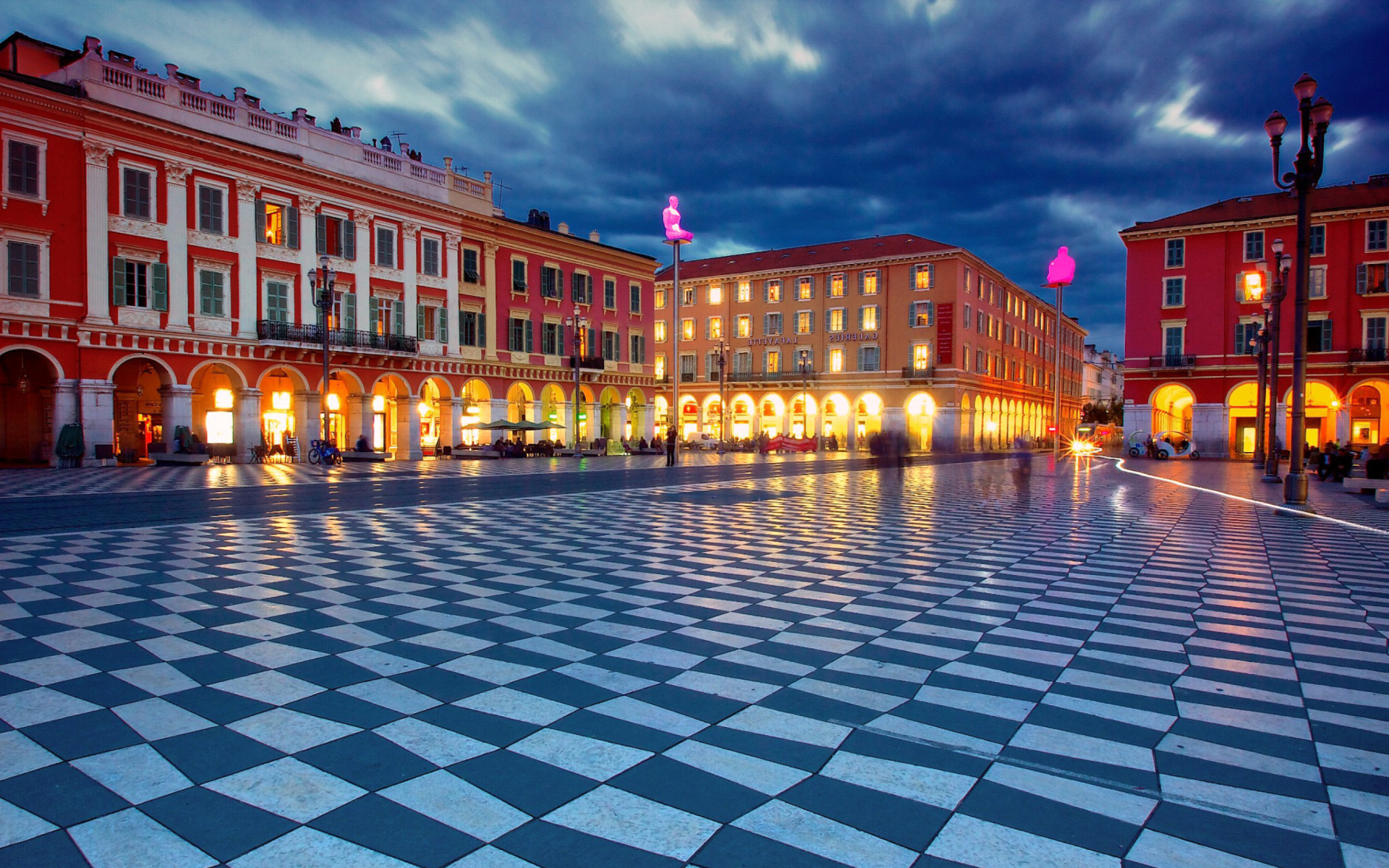 Screenshot №1 pro téma Place Massena, Nice 1920x1200