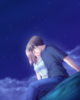Anime Love - Obrázkek zdarma pro Nokia X1-00