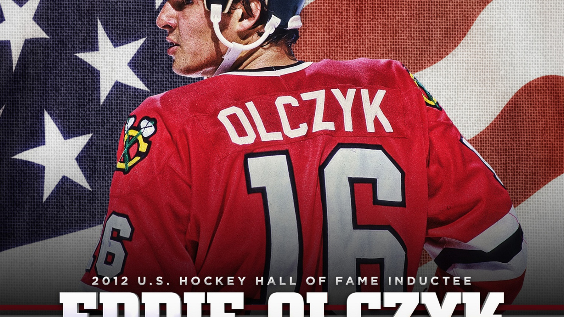 Screenshot №1 pro téma Eddie Olczyk Chicago Blackhawks 1920x1080