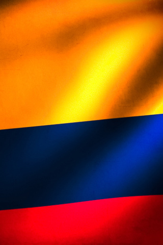 Fondo de pantalla Colombia Flag 320x480