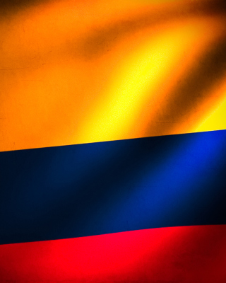 Kostenloses Colombia Flag Wallpaper für Nokia Asha 308