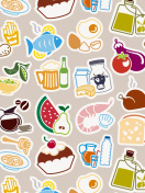 Fondo de pantalla Food Texture 132x176