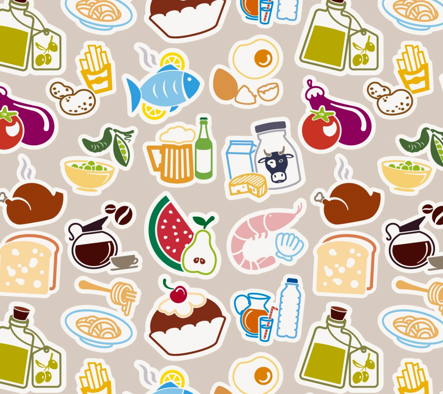 Das Food Texture Wallpaper 1440x1280