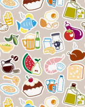 Fondo de pantalla Food Texture 176x220