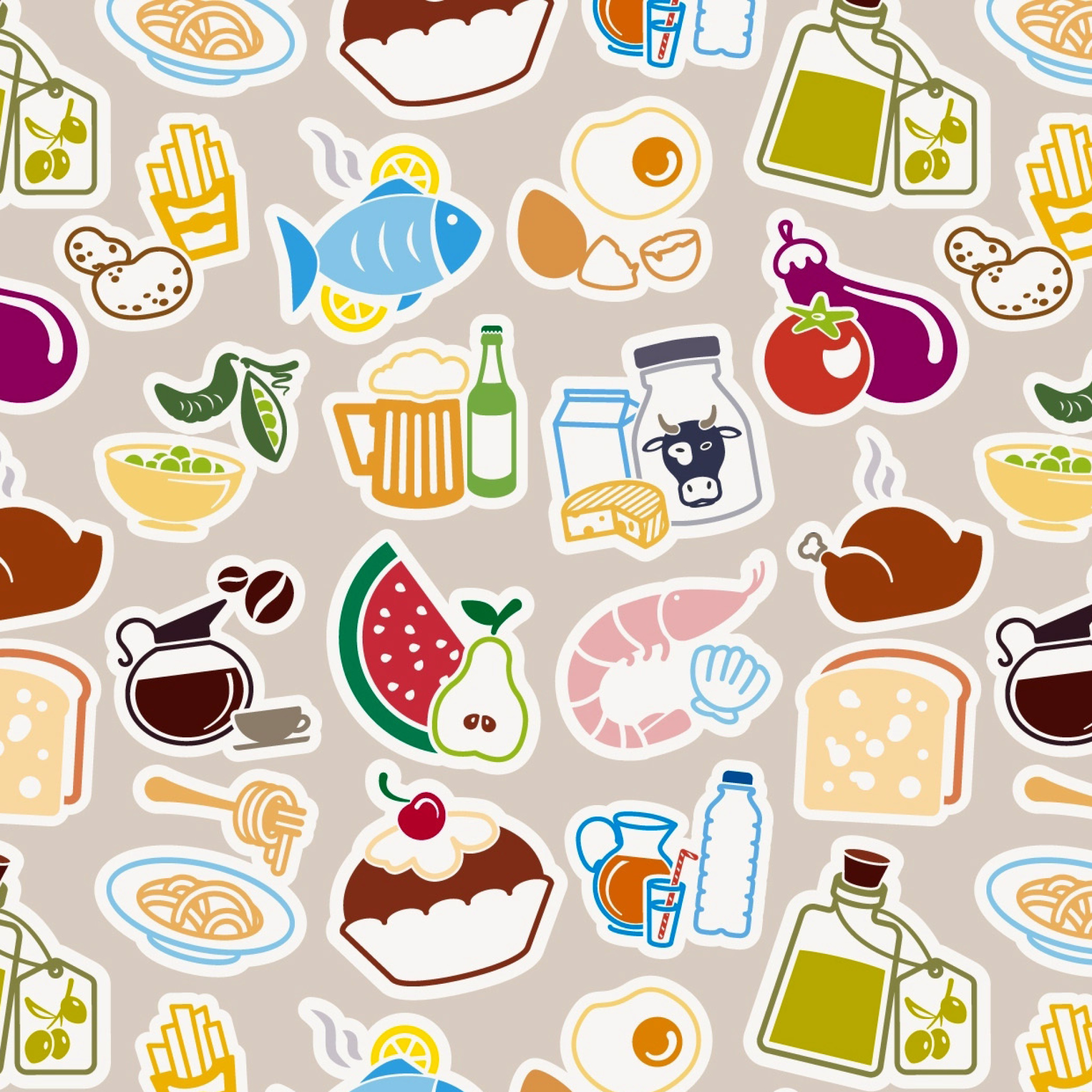 Das Food Texture Wallpaper 2048x2048