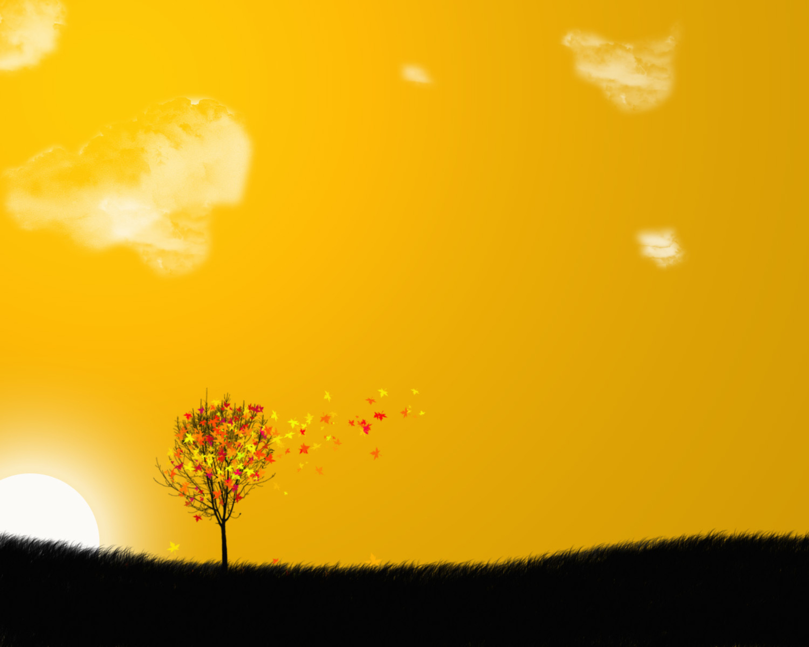 Screenshot №1 pro téma Golden Autumn Illustration 1600x1280