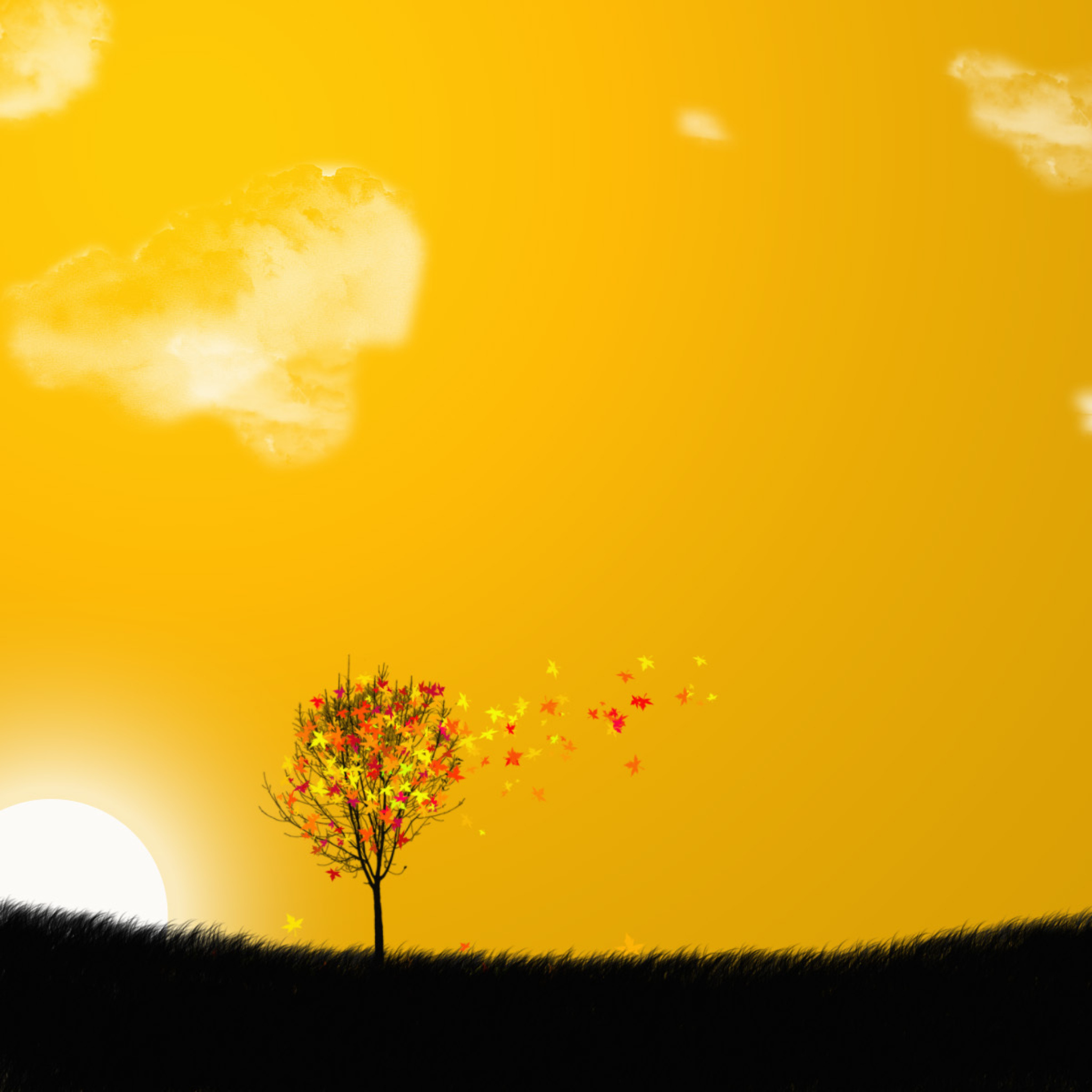 Golden Autumn Illustration screenshot #1 2048x2048