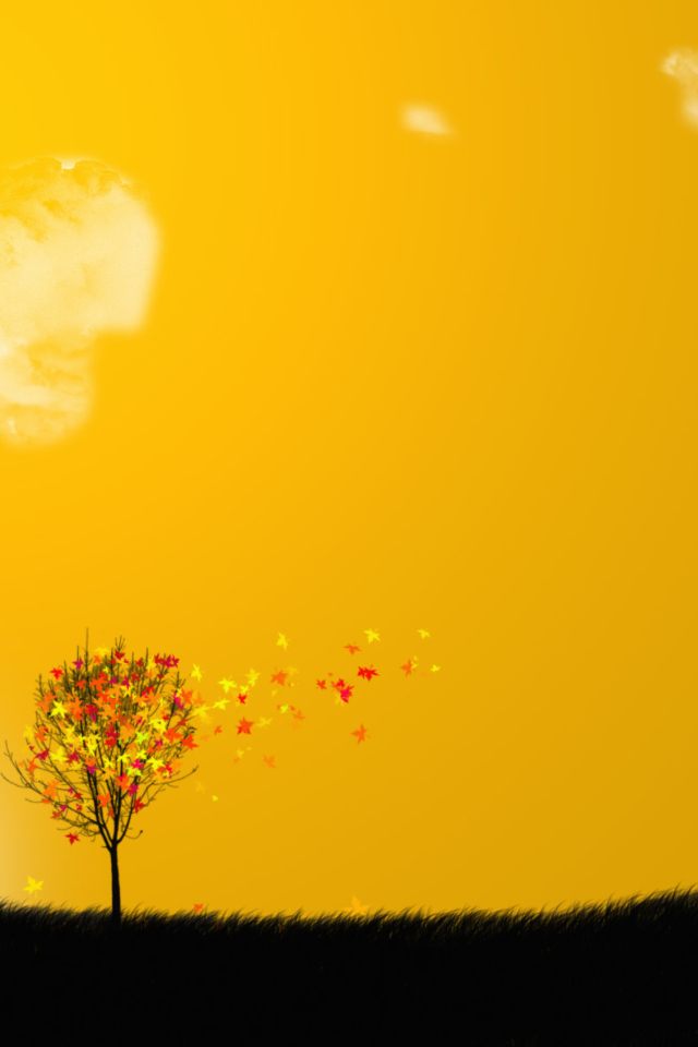 Screenshot №1 pro téma Golden Autumn Illustration 640x960
