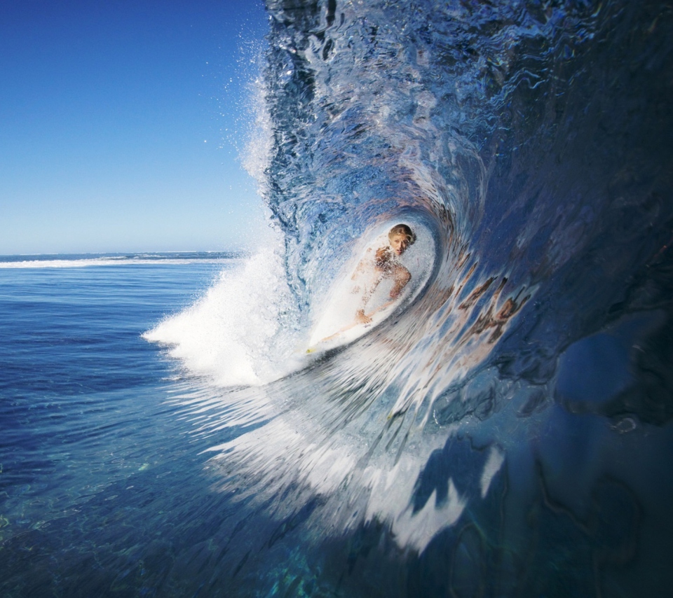 Das Female Surfer Wallpaper 960x854