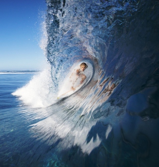 Kostenloses Female Surfer Wallpaper für 1024x1024