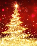 Fondo de pantalla Christmas Tree Backdrop 128x160