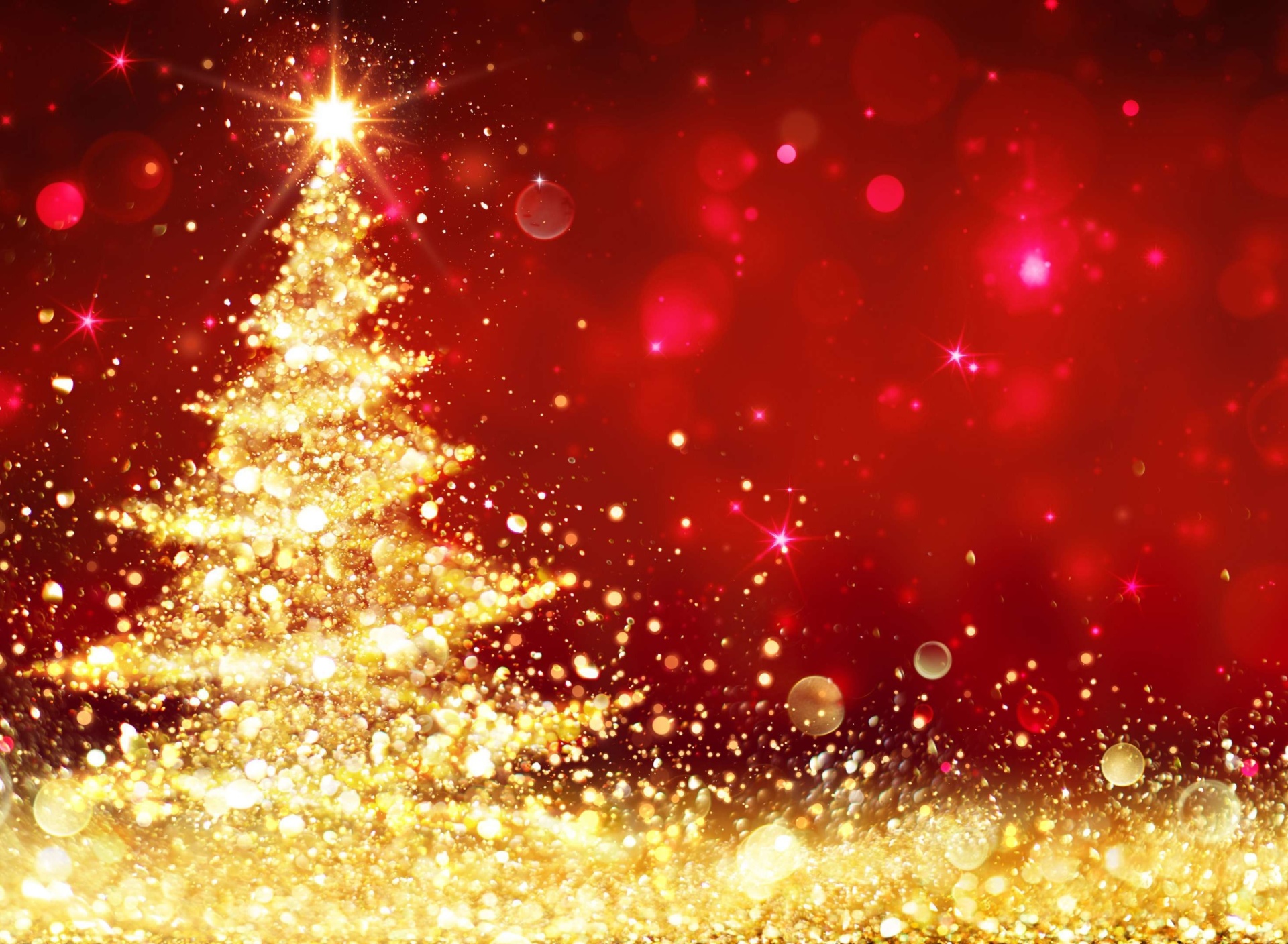 Обои Christmas Tree Backdrop 1920x1408