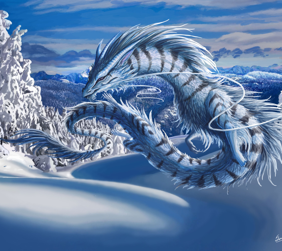 Screenshot №1 pro téma Winter Dragon 960x854