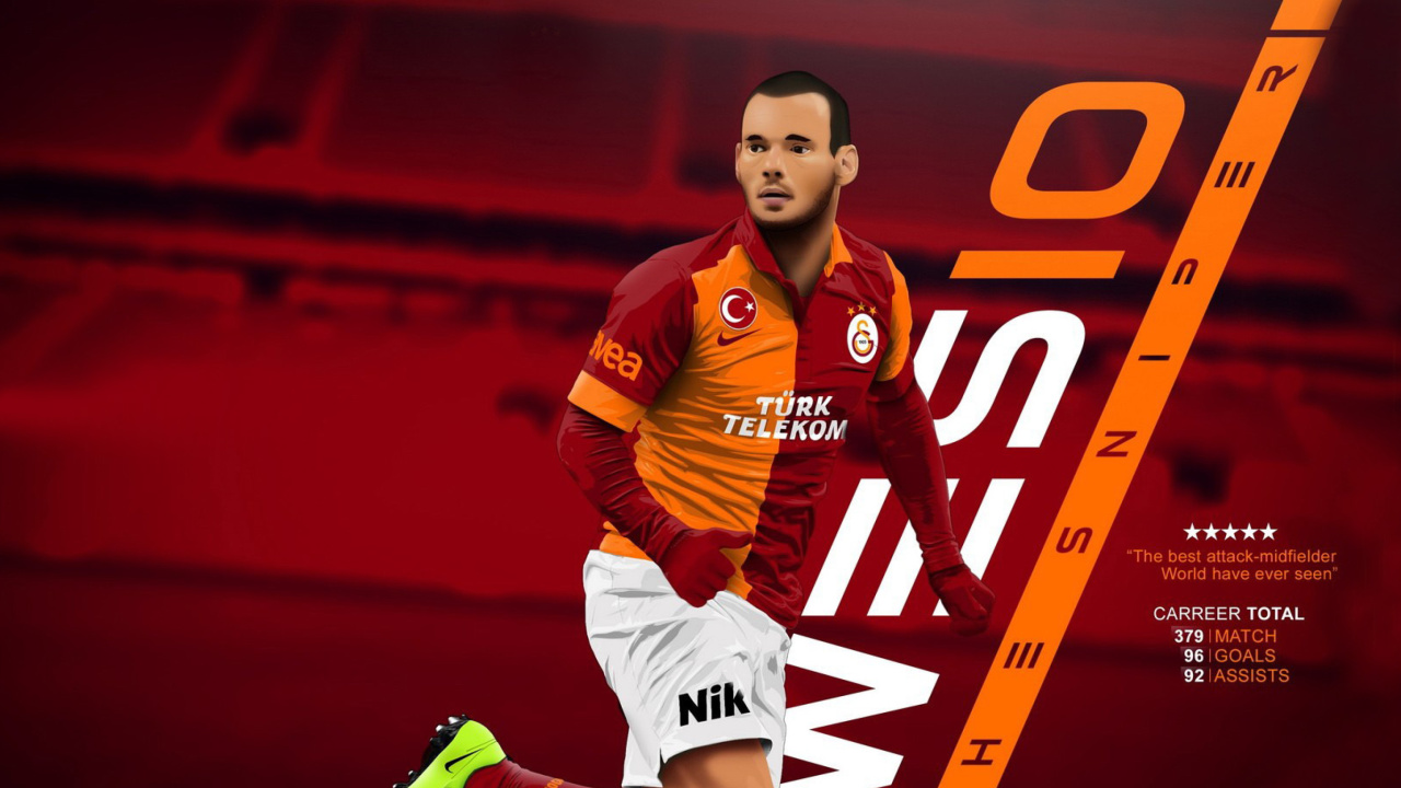 Screenshot №1 pro téma Wesley Sneijder 1280x720