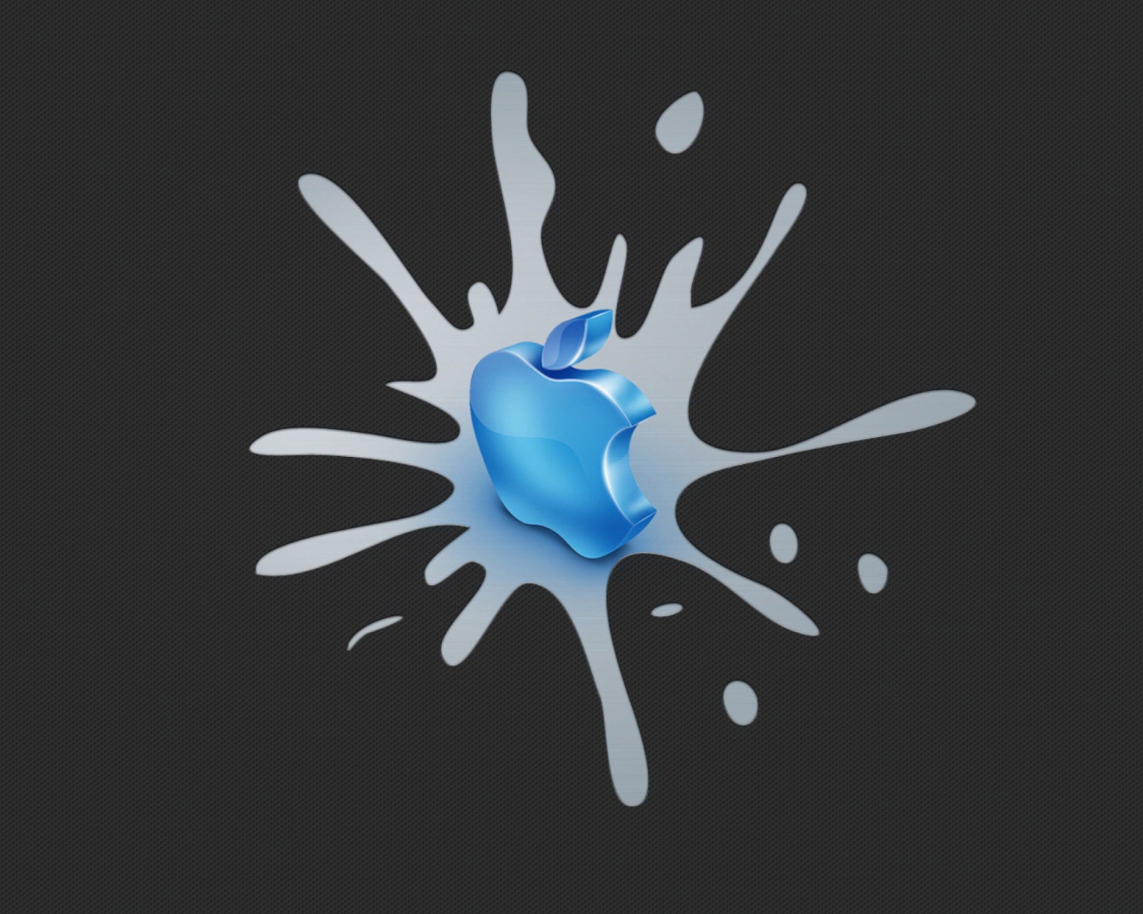 Screenshot №1 pro téma Blue Apple Logo 1600x1280