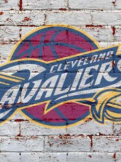 Screenshot №1 pro téma Cleveland Cavaliers NBA Basketball Team 240x320