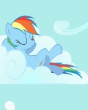 Sfondi My Little Pony Friendship is Magic on Cloud 128x160