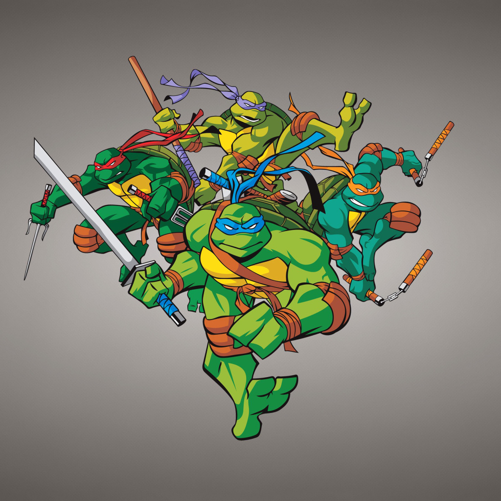 Das TMNT Wallpaper 1024x1024