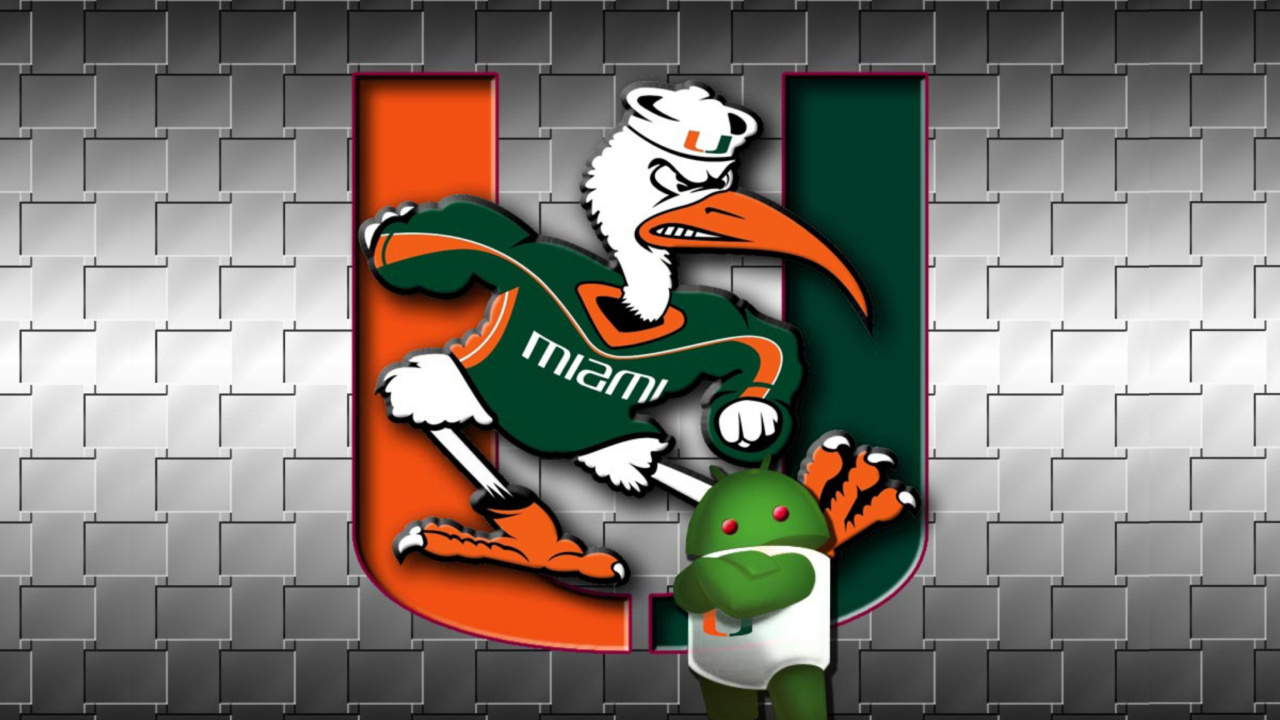 Fondo de pantalla Miami Hurricanes football 1280x720