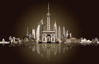 City Landmark Background for Android, iPhone and iPad