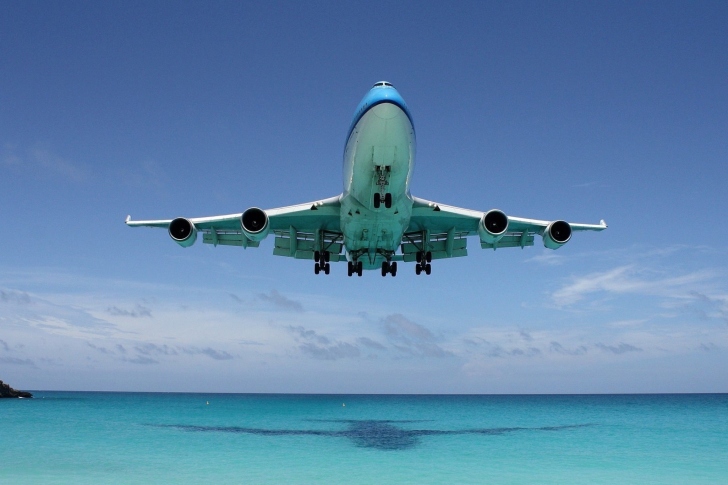 Das Boeing 747 in St Maarten Extreme Airport Wallpaper