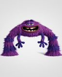 Das Monsters University, Art, Purple Furry Monster Wallpaper 128x160