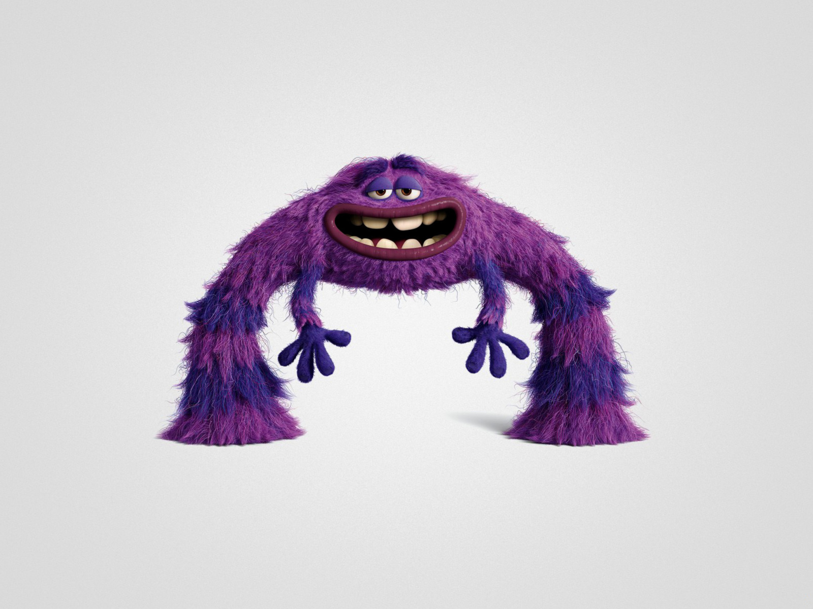 Sfondi Monsters University, Art, Purple Furry Monster 1600x1200