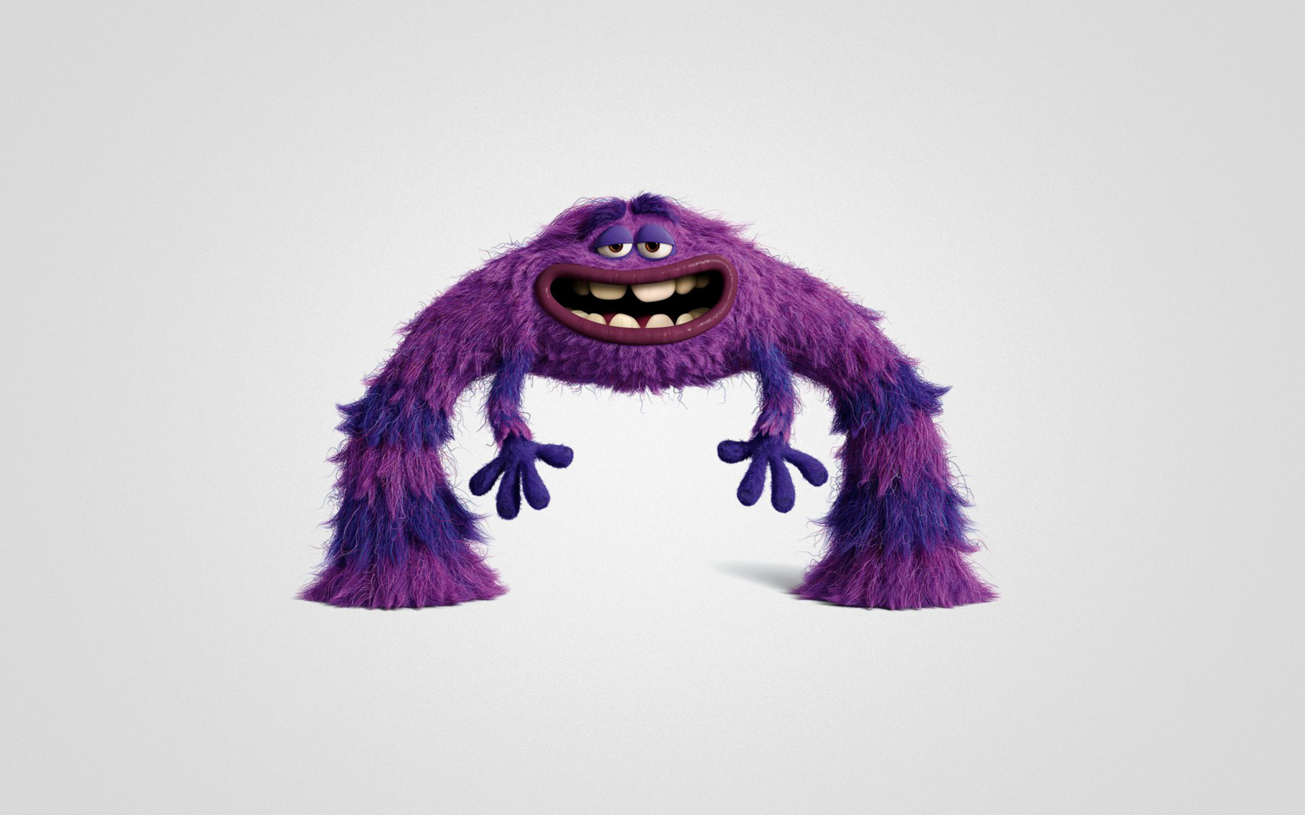 Das Monsters University, Art, Purple Furry Monster Wallpaper 2560x1600