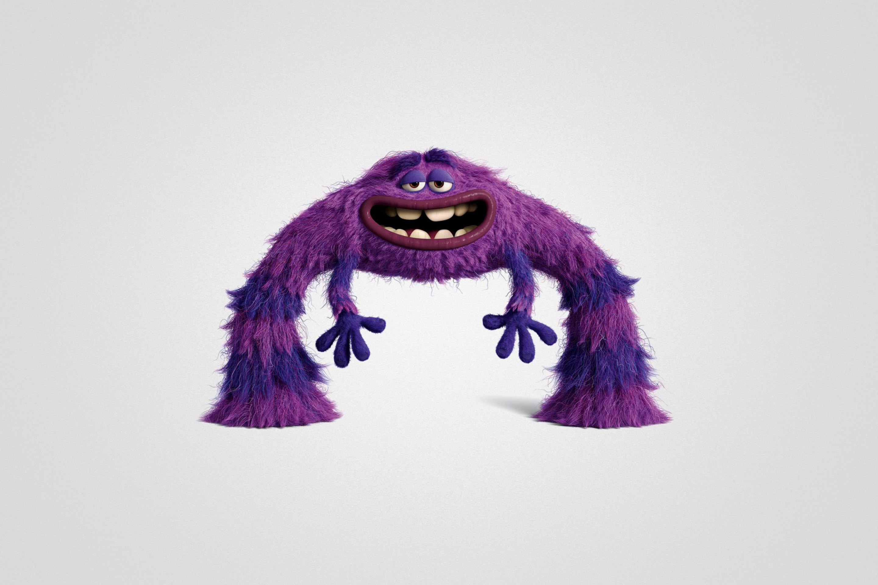 Fondo de pantalla Monsters University, Art, Purple Furry Monster 2880x1920